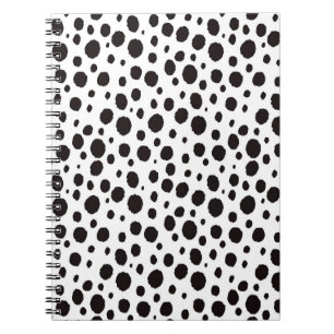 Leopard Print Vintage Seamless Design Notebook