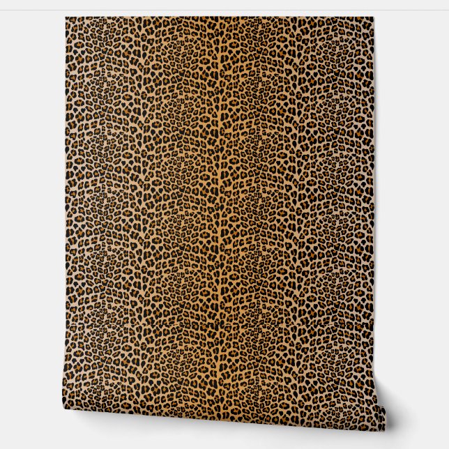 Leopard print  wallpaper (Unrolling)