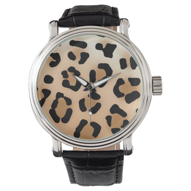 Leopard Print Watch (Front)