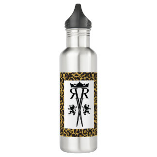 Leopard Print Water Bottle