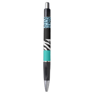 Leopard Print, Zebra Print, Animal Print, Blue