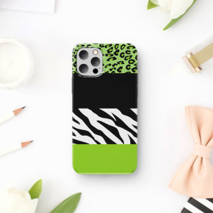 Leopard Print, Zebra Print, Animal Print, Green
