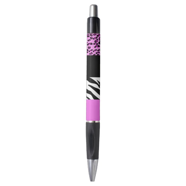 Leopard Print, Zebra Print, Animal Print, Pink (Front Vertical)