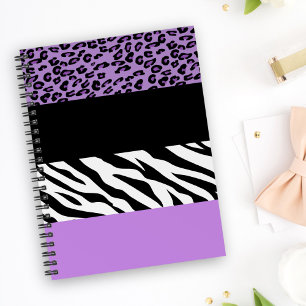 Leopard Print, Zebra Print, Animal Print, Purple Planner