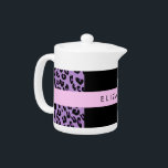 Leopard Print, Zebra Print, Purple, Your Name<br><div class="desc">Elegant,  stylish and sophisticated leopard and zebra pattern in purple colour. Modern and trendy gift,  perfect for the animal print lover in your life. Personalise by adding your name,  nickname,  monogram or initials.</div>