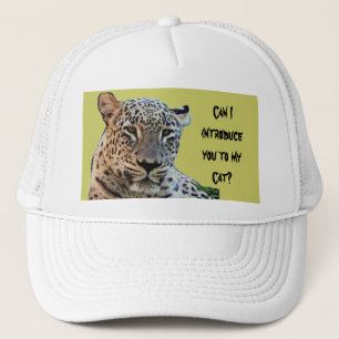 Leopard prints trucker hat