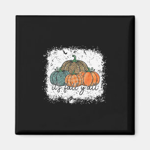 Leopard Pumpkin Autumn Its Fall Yall Thanksgiving  Magnet