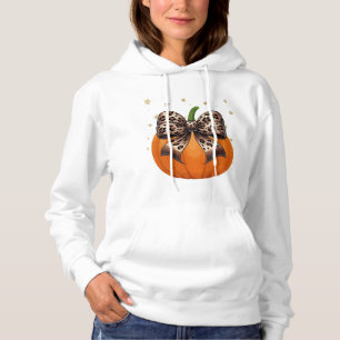 Leopard Pumpkin Hoodie