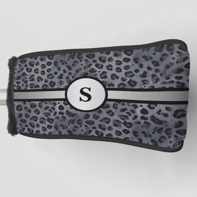 Leopard Putter Golf Head Cover (Front)