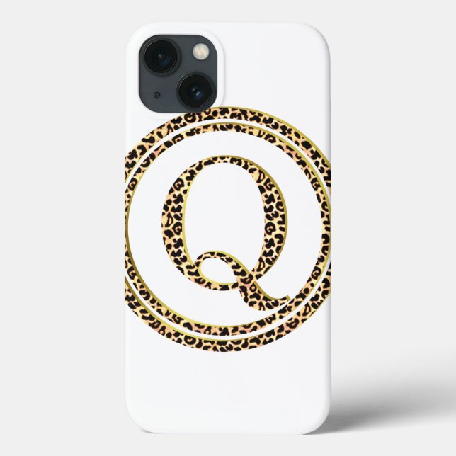 Leopard Q Case-Mate iPhone Case (Back)