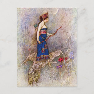 Leopard Queen Postcard