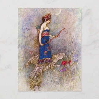 Leopard Queen Postcard