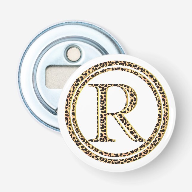 Leopard R Bottle Opener (Front)