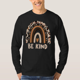 Leopard Rainbow Be Kind We Wear Orange For Unity D T-Shirt