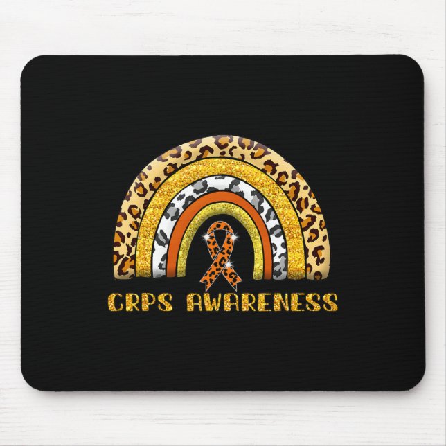 Leopard Rainbow Crps Warrior  Mouse Mat (Front)
