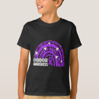 Leopard Rainbow Overdose Awareness Month Purple Ri