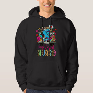 Leopard Registered Nurse Life Appreciation Scrubs Hoodie