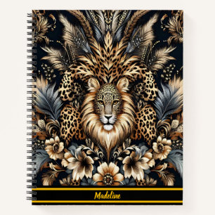 Leopard Retreat: Lounge in Wild Elegance Notebook