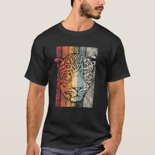 Leopard Retro Vintage Zoo Animal  Cheetah Lion Cat T-Shirt