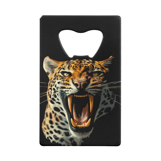 Leopard roaring attack head (Front)