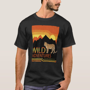 Leopard safari savannah Africa wild cat adventure T-Shirt
