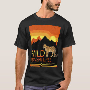 Leopard safari savannah Africa wild cat adventure T-Shirt