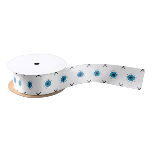 Leopard. Satin. Patriotic Ribbon Shop Local Satin Ribbon