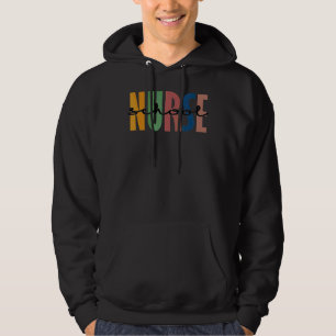 Leopard School Nurse Nursing Student School Hoodie