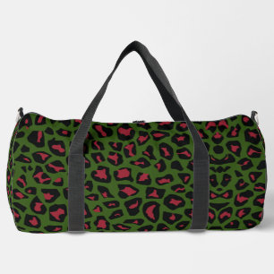 Leopard Seamless Pattern Duffle Bag