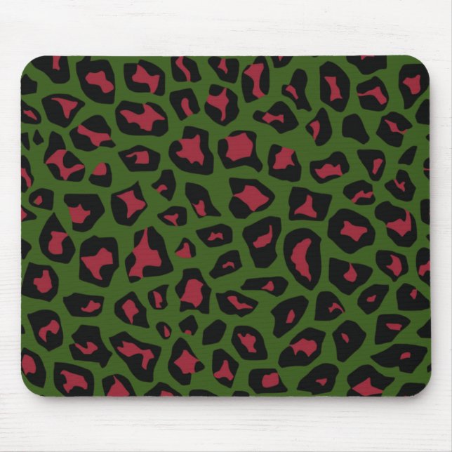 Leopard Seamless Pattern  Mouse Mat (Front)