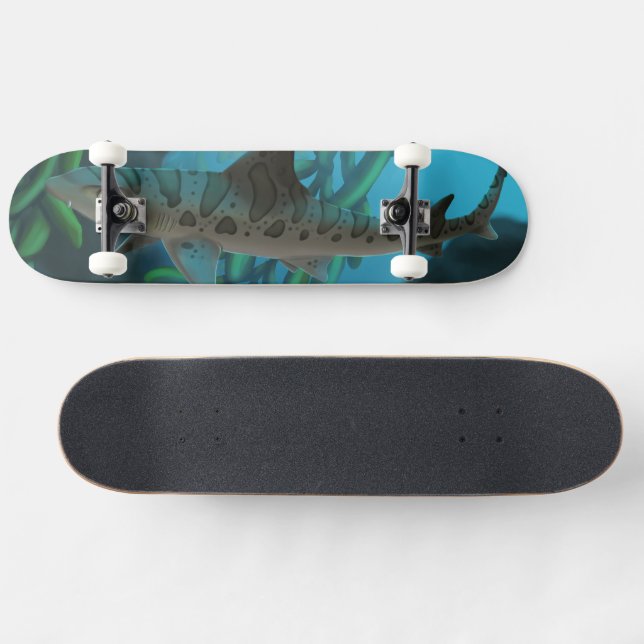Leopard Shark skateboard (Horz)