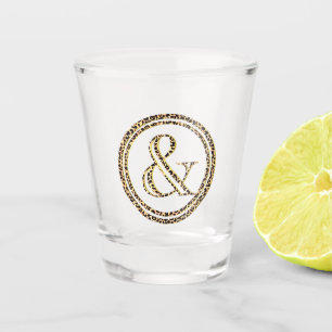 Leopard & shot glass