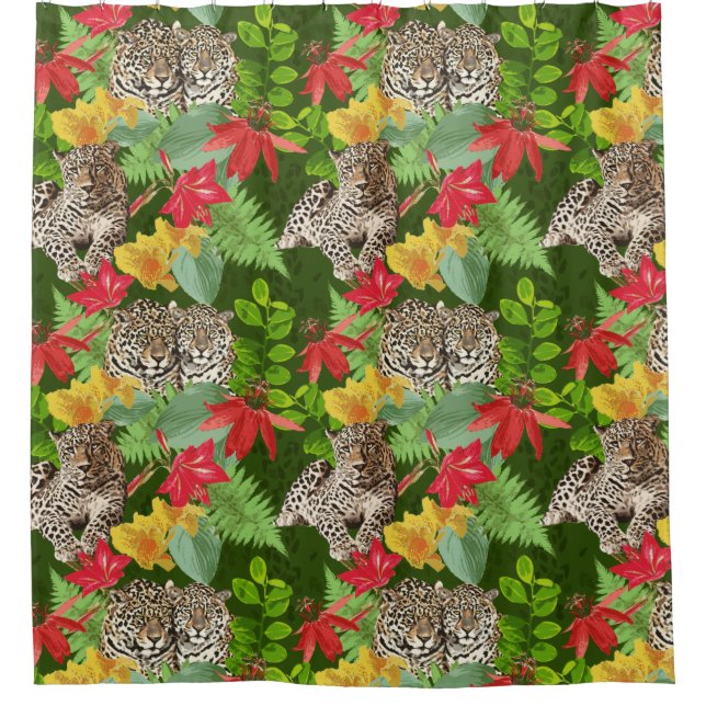 Leopard Shower Curtain (Front)
