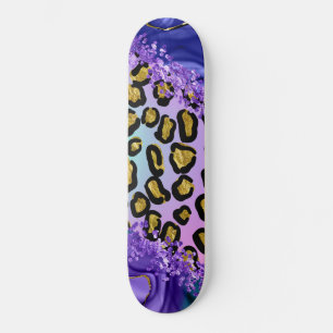 leopard  skateboard