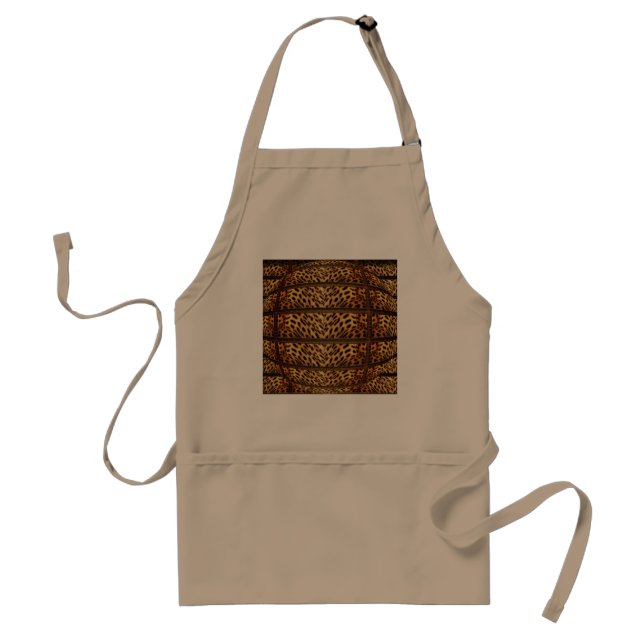 Leopard skin bbq aprons (Front)