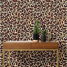 Leopard Skin Brown Cream Pattern -