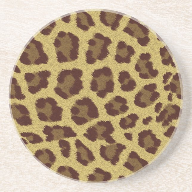 Leopard Skin Coaster (Front)