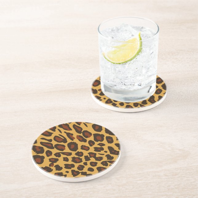 Leopard Skin Coaster (Side)