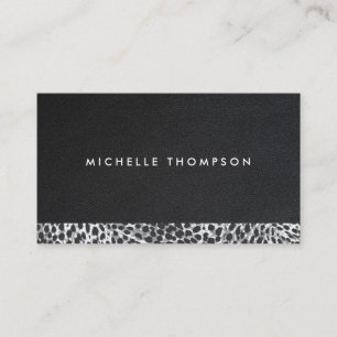 Leopard Skin   Fashion Designer Business Card