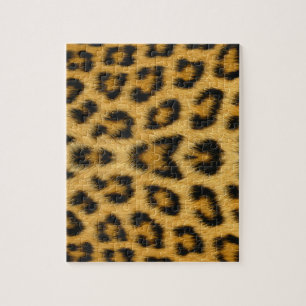 Leopard Skin, Fur, Hair Print Jigsaw Puzzle