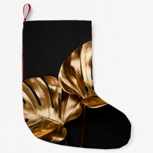 Leopard skin illustration seamless pattern fabric small christmas stocking