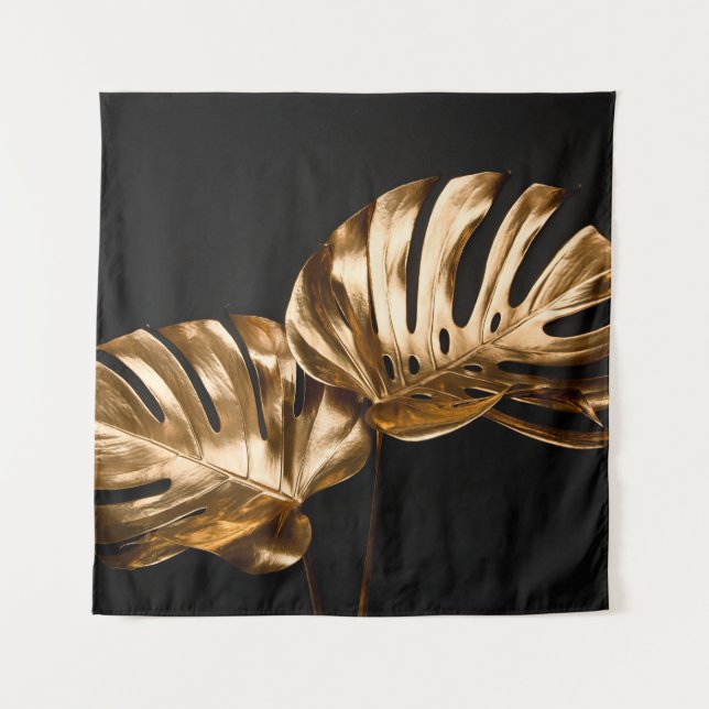 Leopard skin illustration seamless pattern fabric  tapestry (Front)