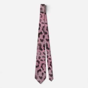 Leopard Skin in Pink Rose Tie