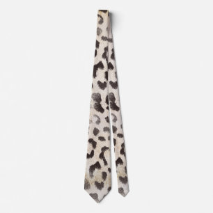 Leopard Skin in Tangerine Ivory Tie