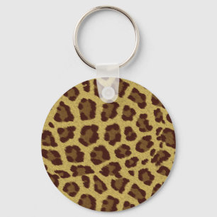 Leopard Skin Key Ring
