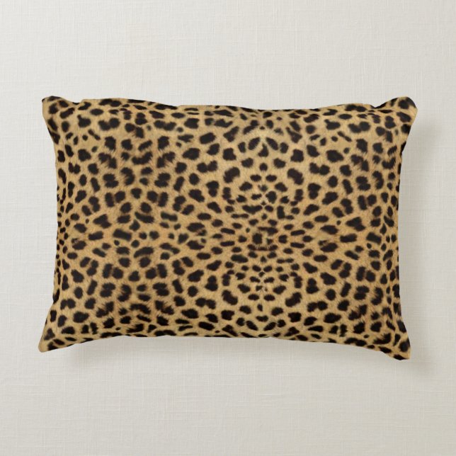 Leopard Skin Pattern Decorative Cushion (Back)
