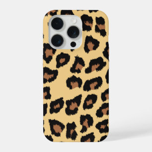 Leopard skin pattern iPhone 15 pro case