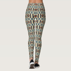Leopard skin pattern leggings
