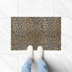 Leopard Skin Print Doormat
