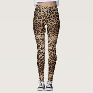 Leopard Skin Print Leggings